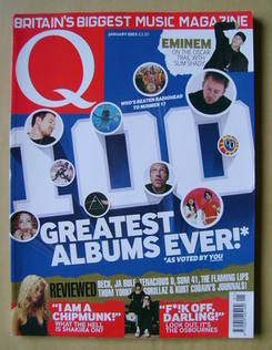 Q magazine - 100 Greatest Albums Ever! cover (January 2003)