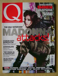 Q magazine - Madonna cover (May 2003)