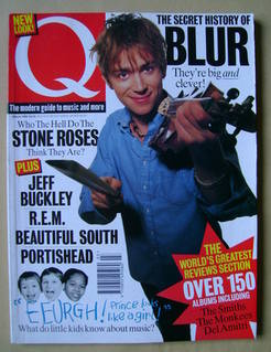 Q magazine - Damon Albarn cover (March 1995)