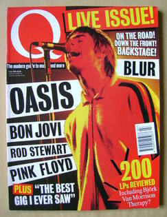 Q magazine - Liam Gallagher cover (July 1995)