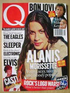 Q magazine - Alanis Morissette cover (August 1996)