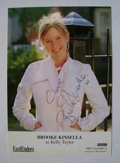 Brooke Kinsella autograph (ex EastEnders actor)
