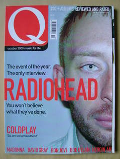 <!--2000-10-->Q magazine - Thom Yorke cover (October 2000)