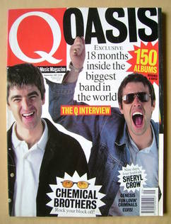 Q magazine - Liam Gallagher and Noel Gallagher cover (September 1997)