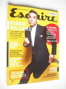 <!--2011-07-->Esquire magazine - Robbie Williams cover (July 2011)