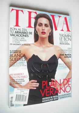 Telva magazine - Yasmin Le Bon cover (July 2011)