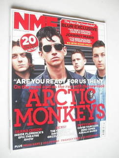<!--2011-11-05-->NME magazine - Arctic Monkeys cover (5 November 2011)