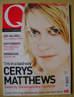 Q magazine - Cerys Matthews cover (June 1999)