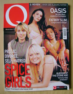 Q magazine - The Spice Girls cover (December 2000)