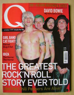Q magazine - Red Hot Chili Peppers cover (October 1999)