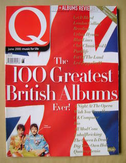 Q magazine - The 100 Greatest British Albums Ever! cover (June 2000)