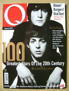 <!--1999-08-->Q magazine - John Lennon and Paul McCartney cover (August 199