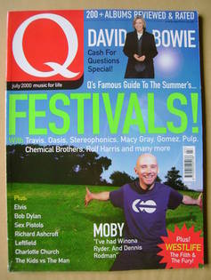 <!--2000-07-->Q magazine - Moby cover (July 2000)