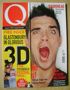 Q magazine - Robbie Williams cover (August 2000)