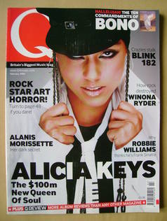 Q magazine - Alicia Keys cover (February 2002)