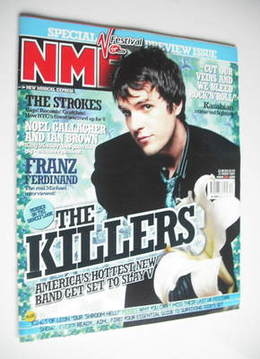 NME magazine - The Killers cover (21 August 2004)