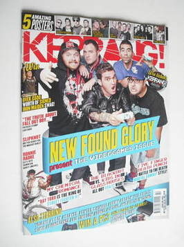Kerrang magazine - New Found Glory cover (22 October 2011 - Issue 1386)