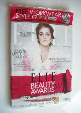 British Elle magazine - November 2011 - Emma Watson cover