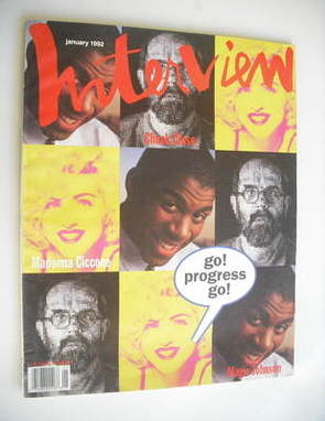 <!--1992-01-->Interview magazine - January 1992 - Madonna, Magic Johnson an