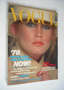 British Vogue magazine - January 1978 (Vintage Issue)