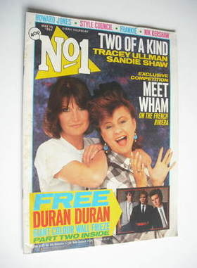 <!--1984-05-19-->No 1 magazine - Tracey Ullman and Sandie Shaw cover (19 Ma