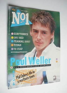 No 1 magazine - Paul Weller cover (13 July 1985)