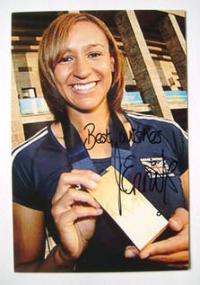 Jessica Ennis autograph