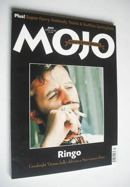 MOJO magazine - Ringo Starr cover (July 2001 - Issue 92)