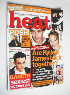 <!--2002-05-25-->Heat magazine - James Gooding and Kylie Minogue cover (25-