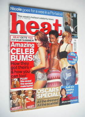 Heat magazine - Amazing Celeb Bums cover (6-12 April 2002 - Issue 162)