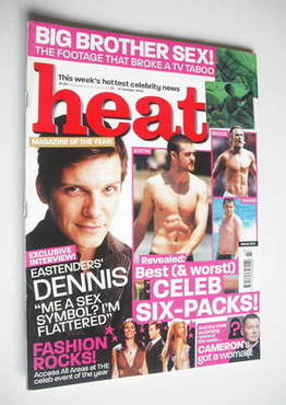 <!--2003-10-25-->Heat magazine - Celeb six-packs cover (25-31 October 2003 