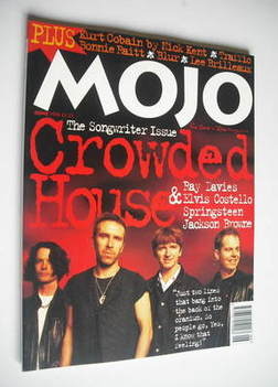 MOJO magazine - Crowded House cover (June 1994 - Issue 7)
