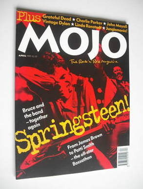 MOJO magazine - Bruce Springsteen cover (April 1995 - Issue 17)