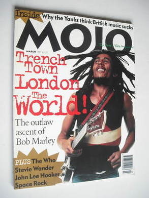 MOJO magazine - Bob Marley cover (March 1995 - Issue 16)