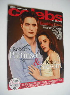 Celebs magazine - Robert Pattinson and Kristen Stewart cover (13 November 2011)