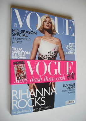 British Vogue magazine - November 2011 - Rihanna cover