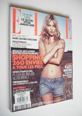 French Elle magazine - 23 September 2011 - Kate Moss cover