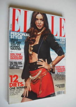 US Elle magazine - October 2011 - Miranda Kerr cover