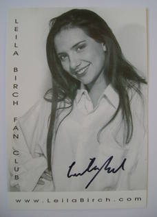 Leila Birch autograph