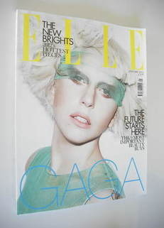 British Elle magazine - January 2012 - Lady Gaga cover (cover 1 of 2)