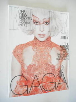 British Elle magazine - January 2012 - Lady Gaga cover (cover 2 of 2)