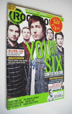 <!--2011-10-->Rock Sound magazine - You Me At Six cover (October 2011)