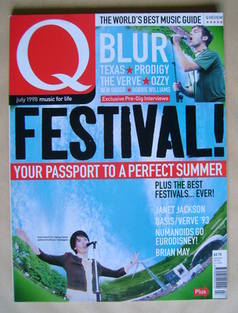 Q magazine - Festival! cover (July 1998)