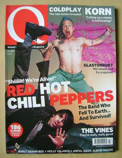 Q magazine - Red Hot Chili Peppers cover (July 2002)