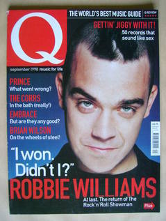 <!--1998-09-->Q magazine - Robbie Williams cover (September 1998)