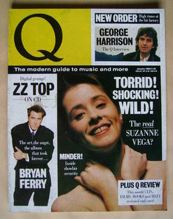 Q magazine - Suzanne Vega cover (January 1988)