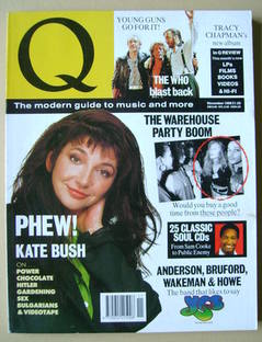 Q magazine - Kate Bush cover (November 1989)