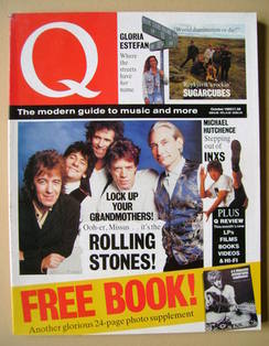 Q magazine - The Rolling Stones cover (October 1989)