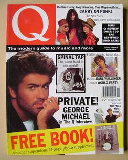 Q magazine - George Michael cover (October 1990)