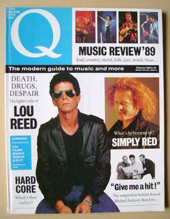 <!--1989-02-->Q magazine - Lou Reed cover (February 1989)